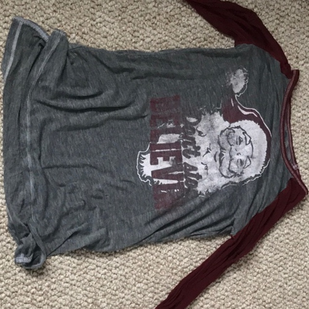 Don't stop believing , santa shirt